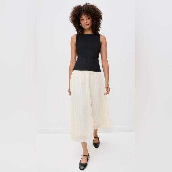 Moon River | Black & Ivory Tulle Midi Dress | Urban Outfitters Brand | NWT - Picture 11 of 12